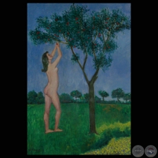 DESNUDO - Óleo de Federico Ordiñana
